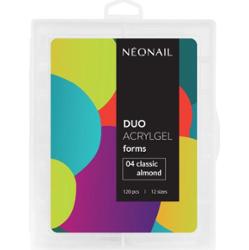 NEONAIL Duo Acrylgel Forms szablony do paznokci typ 04 Classic Almond 120 szt.