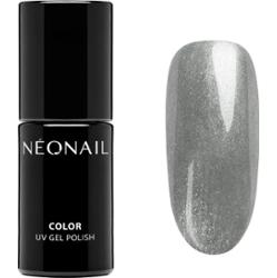 NEONAIL Winter Symphony hybrydowy lakier do paznokci z użyciem lampy UV / LED odcień Silver Sheen 7.2 ml