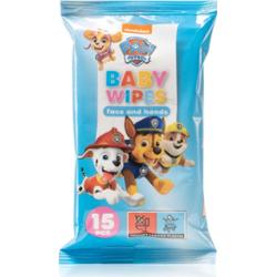 Nickelodeon Paw Patrol Baby Wipes chusteczki nawilżane dla dzieci 15 szt.