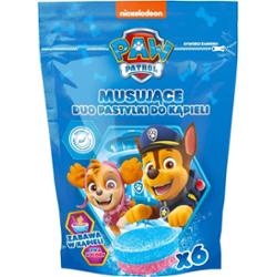 Nickelodeon Paw Patrol Bath Pills kolorowe tabletki musujące do kąpieli 6x20 g