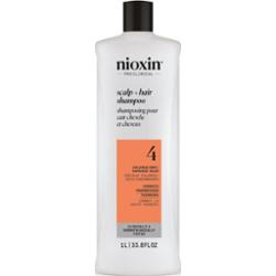 Nioxin System 4 Scalp + Hair Shampoo delikatny szampon do włosów farbowanych i zniszczonych 1000 ml