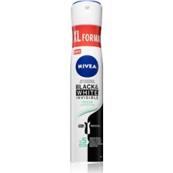 Nivea Black & White Invisible Fresh + Antibacterial antyperspirant w sprayu dla kobiet 200 ml