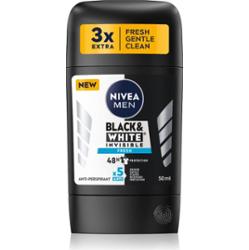 NIVEA MEN Black & White Invisible Fresh antyperspirant w sztyfcie dla mężczyzn 50 ml