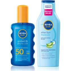 NIVEA SUN zestaw podczas ekspozycji na słońce
