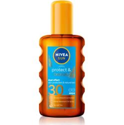 Nivea Sun Protect & Bronze suchy olejek do opalania SPF 30 200 ml