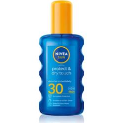 NIVEA SUN Protect & Dry Touch niewidzialny spray do opalania SPF 30 200 ml