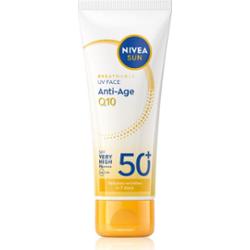 NIVEA SUN Anti-Age Q10 krem do opalania twarzy o działaniu przeciwzmarszczkowym SPF 50+ 40 ml