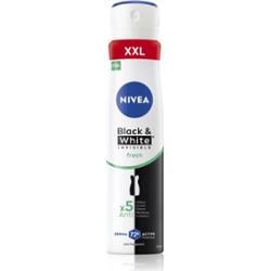 NIVEA Invisible Black & White Fresh antyperspirant w sprayu dla kobiet 250 ml