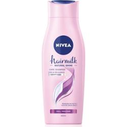 NIVEA Hairmilk Shine szampon pielęgnujący 400 ml