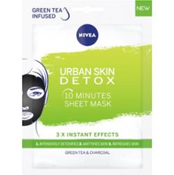 Nivea Urban Skin Detox oczyszczająca i detoksykująca maska z węglem aktywnym 1 szt.