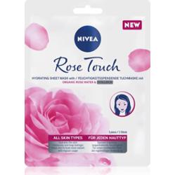 NIVEA Rose Touch maska nawilżająca w płacie 1 szt.