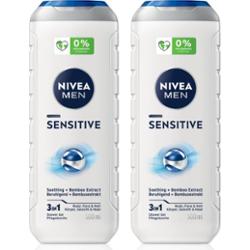 NIVEA MEN Sensitive żel pod prysznic do ciała i włosów wygodne opakowanie