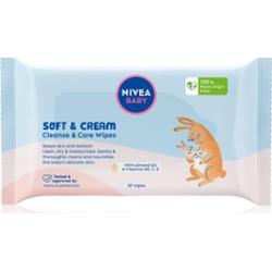 NIVEA BABY Soft & Cream chusteczki oczyszczające 57 szt.