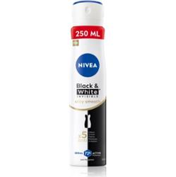 NIVEA Black & White Invisible Silky Smooth antyperspirant w sprayu dla kobiet 250 ml