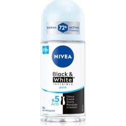NIVEA Invisible Black & White Pure antyperspirant roll-on 48h 50 ml