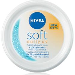 NIVEA Soft Daily UV nawilżający krem ochronny do ciała i twarzy SPF 15 100 ml