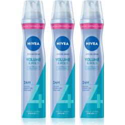 NIVEA Volume Care lakier do włosów do zwiększenia objętości 3 x 250 ml