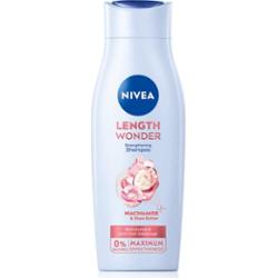 NIVEA Length Wonder szampon wzmacniający na rozdwojone końcówki włosów 400 ml