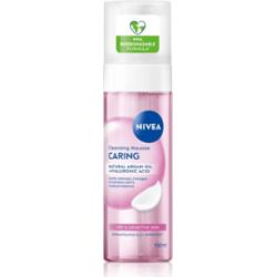 NIVEA Caring oczyszczająca pianka do twarzy do skóry suchej i wrażliwej 150 ml