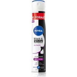 NIVEA Black & White Authentic antyperspirant w sprayu 72 godz. 200 ml