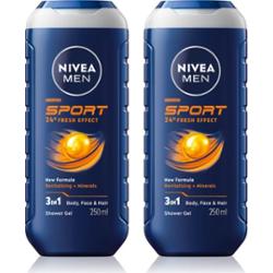 NIVEA MEN Sport żel pod prysznic dla mężczyzn wygodne opakowanie