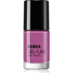 NOBEA Day-to-Day Gel-like Nail Polish lakier do paznokci z żelowym efektem odcień #N70 Pink orchid 6 ml