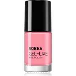 NOBEA Day-to-Day Gel-like Nail Polish lakier do paznokci z żelowym efektem odcień Pink rosé #N02 6 ml