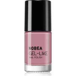 NOBEA Day-to-Day Gel-like Nail Polish lakier do paznokci z żelowym efektem odcień Rouge #N03 6 ml