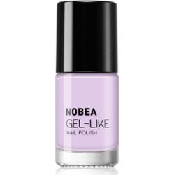 NOBEA Day-to-Day Gel-like Nail Polish lakier do paznokci z żelowym efektem odcień Soft lilac #N05 6 ml