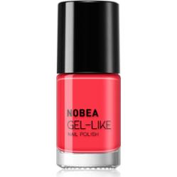 NOBEA Day-to-Day Gel-like Nail Polish lakier do paznokci z żelowym efektem odcień Dragonfruit #N07 6 ml