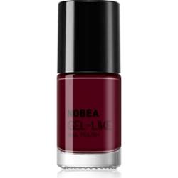 NOBEA Day-to-Day Gel-like Nail Polish lakier do paznokci z żelowym efektem odcień Dark cherry #N09 6 ml