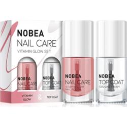 NOBEA Nail Care Vitamin Glow Set zestaw lakierów do paznokci Vitamin glow set