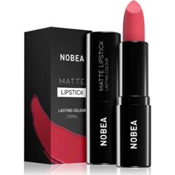 NOBEA Day-to-Day Matte Lipstick szminka matowa odcień Coral #M17 3 g