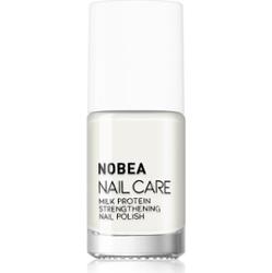 NOBEA Nail Care Milk Protein Strengthening Nail Polish wzmacniający lakier do paznokci 6 ml