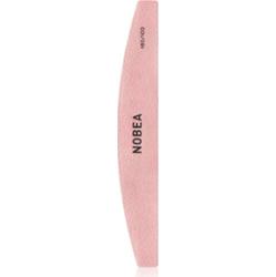 NOBEA Accessories Half-moon Nail File 180/100 klasyczny pilniczek do paznokci o dwóch szorstkościach