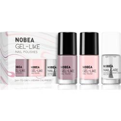NOBEA Day-to-Day Vienna Calmness Set zestaw lakierów do paznokci 3x6 ml