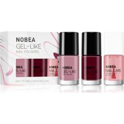 NOBEA Day-to-Day Vienna Calmness Set zestaw lakierów do paznokci 3x6 ml