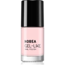 NOBEA Day-to-Day Gel-like Nail Polish lakier do paznokci z żelowym efektem odcień Mademoiselle nude #N48 6 ml