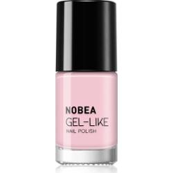 NOBEA Day-to-Day Gel-like Nail Polish lakier do paznokci z żelowym efektem odcień Baby pink #N49 6 ml