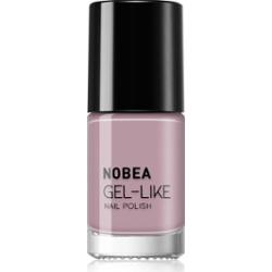 NOBEA Day-to-Day Gel-like Nail Polish lakier do paznokci z żelowym efektem odcień Silky nude #N51 6 ml