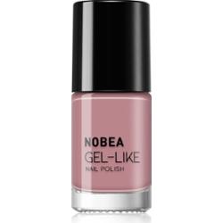 NOBEA Day-to-Day Gel-like Nail Polish lakier do paznokci z żelowym efektem odcień Sienna #N58 6 ml