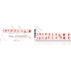 NOBEA Accessories Nail File naklejki na paznokcie Red & pink 1 szt.