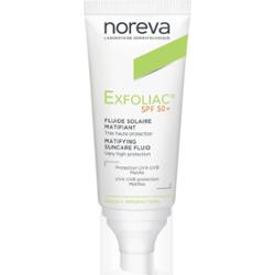 Noreva Exfoliac Mattifying Suncare Fluid SPF 50+ ochronny fluid matujący do twarzy SPF 50+ 40 ml