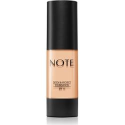 Note Cosmetique Detox & Protect podkład w płynie z matowym wykończeniem SPF 15 odcień 01 Beige 30 ml