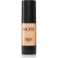 Note Cosmetique Detox & Protect podkład w płynie z matowym wykończeniem SPF 15 odcień 02 Natural Beige 30 ml