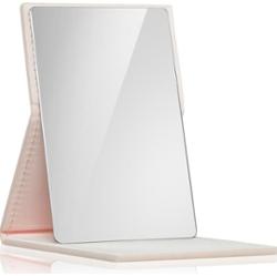 Notino Mirrors Compact Mirror lusterko kosmetyczne Leatherette Beige 1 szt.