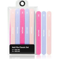 Notino Nail File Classic Set 100/180x5 180/240x5 zestaw pilników