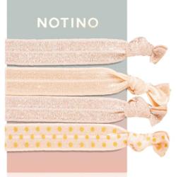 Notino Pastel Collection Hair elastics gumki do włosów Orange 4 szt.