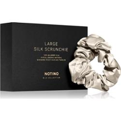 Notino Silk Collection Large scrunchie jedwabna gumka do włosów Cream 1 szt.