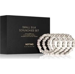 Notino Silk Collection Small Scrunchie Set zestaw jedwabnych gumek do włosów odcień Cream